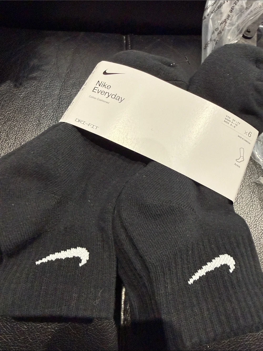 Nike Unisex Adult Everyday Cushioned Training Ankle Socks (6-Pack) unisex #2780